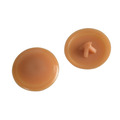 ForgeFix FORFPPCC4 Pozi Compatible Cover Cap Light Brown No.6-8 Forge Pack 50