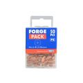 ForgeFix FORFPPCC4 Pozi Compatible Cover Cap Light Brown No.6-8 Forge Pack 50