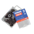 Domed Cover Cap Dark Brown No. 6-8 ForgePack 20