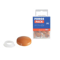 Domed Cover Cap Light Brown No. 6-8 ForgePack 20