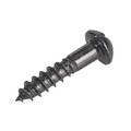 Wood Screw Slotted Round Head ST, Black Japanned