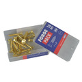 Wood Screw Slotted Raised Head Solid Brass 1in x 8 ForgePack 16