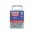 Self-Tapping Screw Pozi Compatible Pan Head ZP 1/2in x 4 ForgePack 60