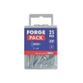 Self-Tapping Screw Pozi Compatible Pan Head ZP 1in x 8 ForgePack 25