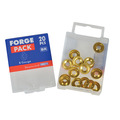 ForgeFix FORFPSCW8B Screw Cup Washer Brass No.8 ForgePack 20