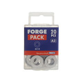 Flat Washers DIN125 A2 Stainless Steel M10 ForgePack 20