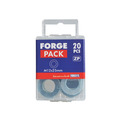 ForgeFix FORFPWAS1225 Flat Penny Washer ZP M12 x 25mm ForgePack 20