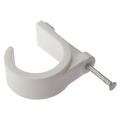 Pipe Clip with Masonry Nail 28mm Box 50