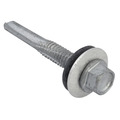 TechFast Hex Head Roofing Screw Self-Drill Heavy Section 5.5 x 38mm Pack 100