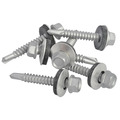 TechFast Hex Head Roofing Screw Self-Drill Light Section 5.5 x 38mm Pack 100