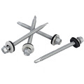 TechFast Hex Head Roofing Screw Self-Drill Light Section 5.5 x 70mm Pack 50