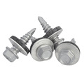 TechFast Hex Head Stitching Screw Self-Drill 6.3 x 22mm Pack 100