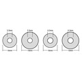 TechFast Bonded EPDM Washer 6.3 x 19mm Box 100