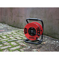 Faithfull Power Plus Open Cable Reel 240V 40m 13A 4 Socket (1.25mm Cable)