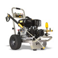 V-TUF GB130 3626psi, 250Bar, 15L/min Industrial 13HP Gearbox Driven Honda Petrol Pressure Washer - Stainless Steel Frame