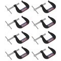 Sealey GCC03 Junior C-Clamp Set 38 x 38mm 8pc