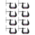 Sealey GCC03 Junior C-Clamp Set 38 x 38mm 8pc
