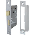 Eclipse 63 mm Mortice Bathroom Lock - Nickel Plated - J73019