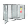 Armorgard GGC66 Gorilla Gas Cage, Double Compartment Modular Bolt-together Gas Cage - 2400 x 1275 x 1830 mm