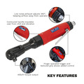 Sealey GSA21 Generation Air Ratchet Wrench 1/2