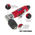 Sealey GSA231 Generation Air Angle Drill with Keyless Chuck 10mm
