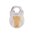 Squire HSQ660KA 660KA Old English Padlock with Steel Case 64mm Keyed