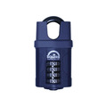 Squire HSQCP40CS CP40CS Combination Padlock 4-Wheel Closed Shackle 40mm