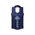 Squire HSQCP50CS CP50CS Combination Padlock 4-Wheel Closed Shackle 50mm