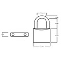 Squire HSQLN3 LN3 Lion Brass Padlock 30mm