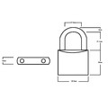 Squire HSQLN4T LN4T Lion Brass Padlocks 5-Pin 40mm Twin Pack (2 x LN4KA)