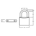 Squire HSQLN5T LN5T Lion Brass Padlocks 5-Pin 50mm Twin Pack