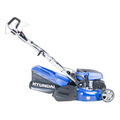 Hyundai 17 / 43cm Rear Roller Electric Start Self Propelled Petrol Lawnmower And Extras