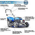 Hyundai 20 / 51cm 196cc Self Propelled Petrol Lawnmower And Extras