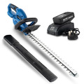 Hyundai 20V MAX 510mm Cordless Hedge Trimmer 2Ah Li-Ion Battery Powered & GardenTek Garden Trolley on Wheels, 120kg Load with Brakes | HY2188+GTW260
