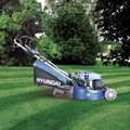 Hyundai 21'' / 53cm Self Propelled Rear Roller Cut Petrol Lawnmower And Extras