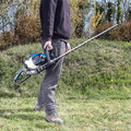 Hyundai 26cc 600mm Petrol Hedge Trimmer Cutter, Easy-Start & Lightweight 2-stroke & GardenTek Folding Trolley on Wheels, Garden Trolley 120kg | HYHT2600X+GTW220