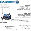 Hyundai 26cc 600mm Petrol Hedge Trimmer Cutter, Easy-Start & Lightweight 2-stroke & GardenTek Garden Trolley on Wheels, 120kg Load with Brakes | HYHT2600X+GTW260