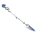 Hyundai 52cc Petrol Pole Saw Pruner Chainsaw 2.7m Long Reach 260mm Cutting Width & GardenTek Folding Trolley on Wheels, Garden Trolley 120kg | HYPS5200X+GTW220