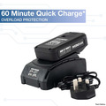 Hyundai Cordless Leaf Blower-Vac, 2x 20v Li-Ion Batteries, 3-in-1 Blower | HY2194