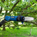 Hyundai Cordless Pole Saw, Pruner, 2.3m Long Reach, 20V 2Ah Li-Ion Battery & GardenTek Folding Trolley on Wheels, Garden Trolley 120kg | HY2192+GTW220