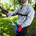 Hyundai Cordless Pole Saw, Pruner, 2.3m Long Reach, 20V 2Ah Li-Ion Battery & GardenTek Folding Trolley on Wheels, Garden Trolley 120kg | HY2192+GTW220
