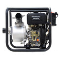 Hyundai Diesel Water Pump Electric Start Commercial 60,000 L/HR + 2 Hoses