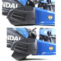 Hyundai Petrol Electric-Start Roller Lawnmower 19 48cm & Petrol Leafblower Backpack Bundle