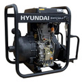 Hyundai Water Pump Chemical Seawater Diesel 2in Electric Start with 2x Hoses