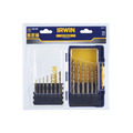 IRWIN® IRWIW3038503 HSS Titanium Metal Drill Bit Set, 13 Piece