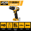 JCB 18V Brushless Drill 2.0-5.0Ah Li-ion Battery, 13mm 1/2 Keyless Chuck | 21-18BLDD-B, Bare Unit