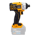 JCB 18V Brushless Impact Driver,180Nm, 2.0Ah-5.0Ah Li-Ion Batteries, 1/4 Hex Quick Release Chuck | 21-18BLID-B, Bare Unit + 4.0Ah Battery