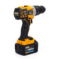 JCB 18V 65Nm Brushless, Variable Speed Combi Drill with 5.0Ah Li-ion Battery & 2.4A Charger | JCB-18BLCD-5X-B