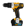 JCB 18V Combi Drill 1x 4.0Ah Lithium-Ion Battery and 2.4A charger | 21-18CD-4XB