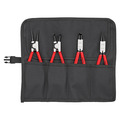 00 19 56 Circlip Pliers Set in Roll, 4 Piece